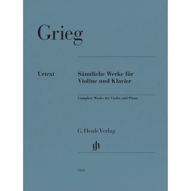 Henle Grieg Sämtliche Werke Violine Klavier Noten Urtext