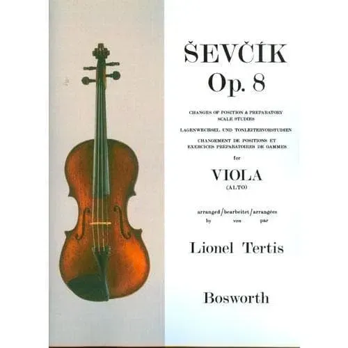 Bosworth Sevcik Lagenwechsel Op.8 Viola Noten Tertis