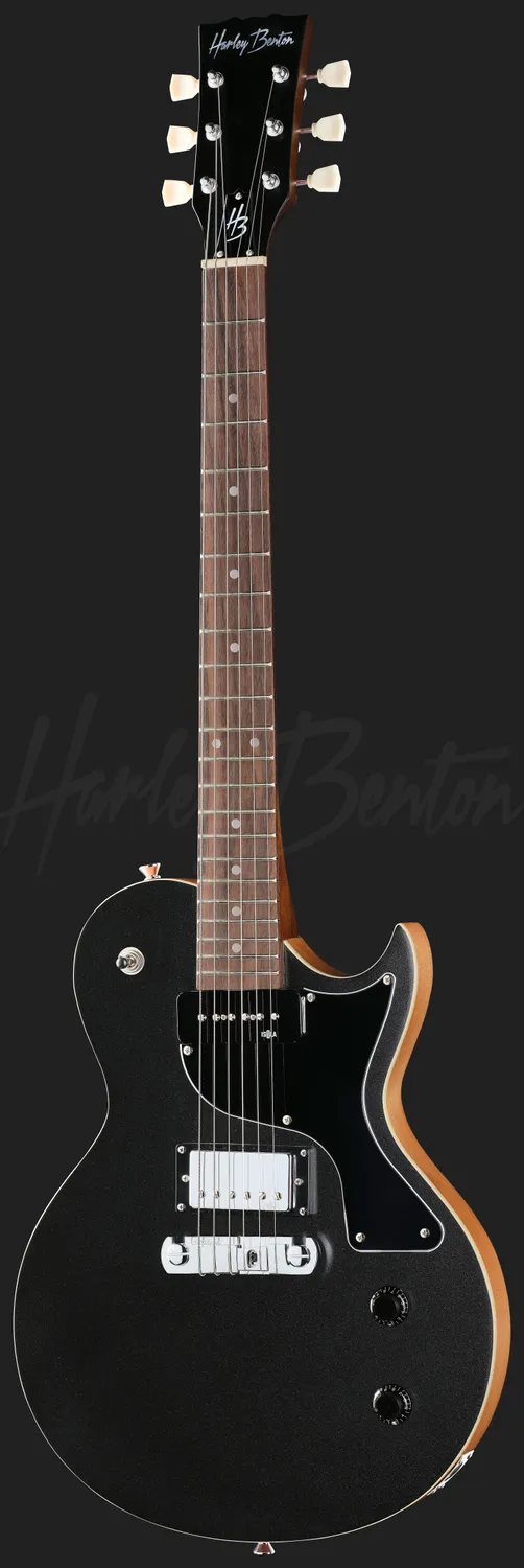 Harley Benton Vintage SC-Special Hybrid E-Gitarre Smoke Black Satin