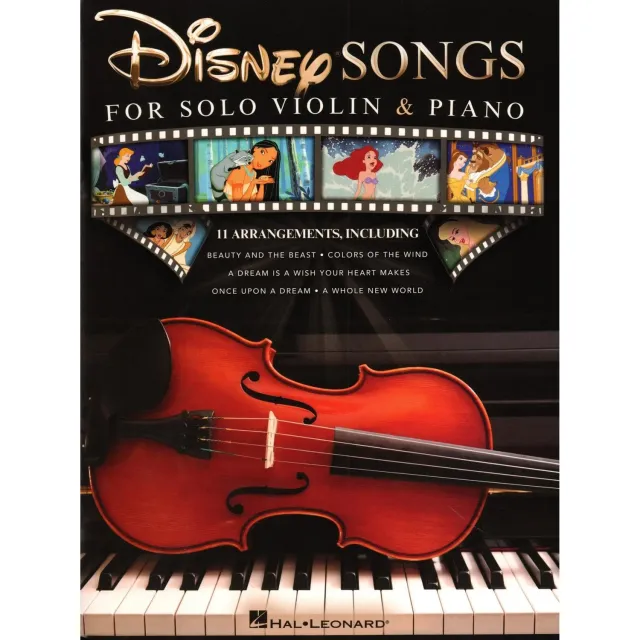 Hal Leonard Disney Songs Noten Violine Klavier 11 Stücke