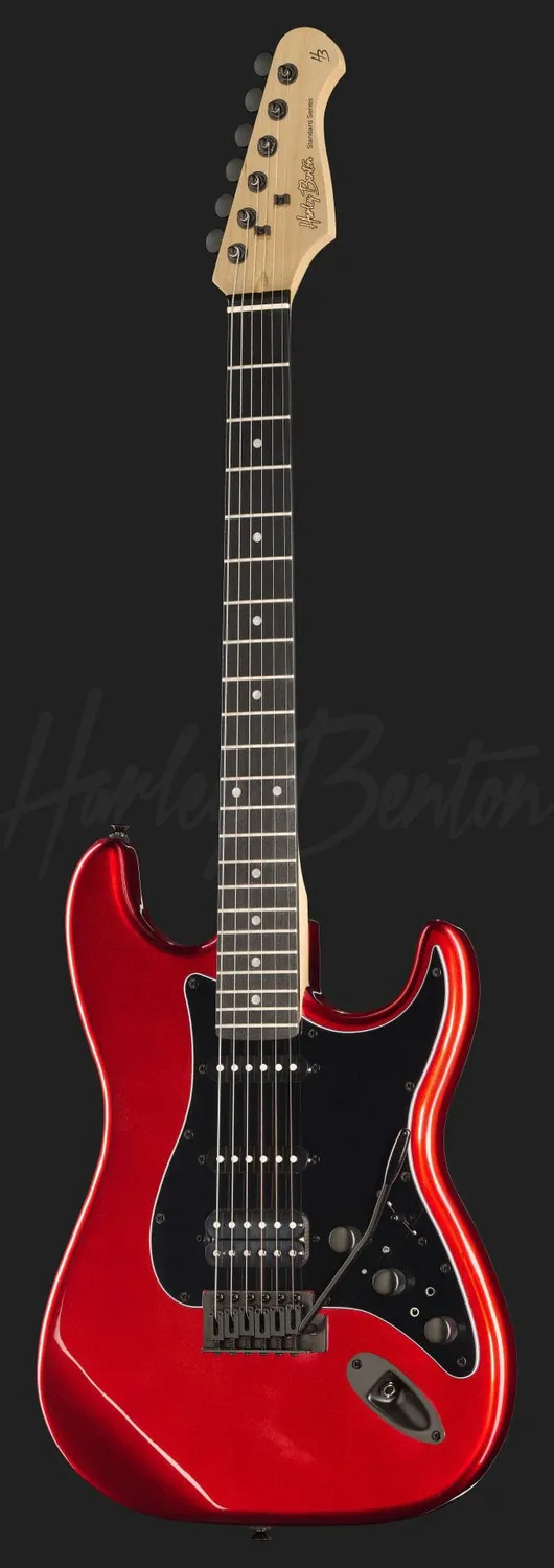 Harley Benton ST-JAMster E-Gitarre Sparkling Candy Apple Effekt