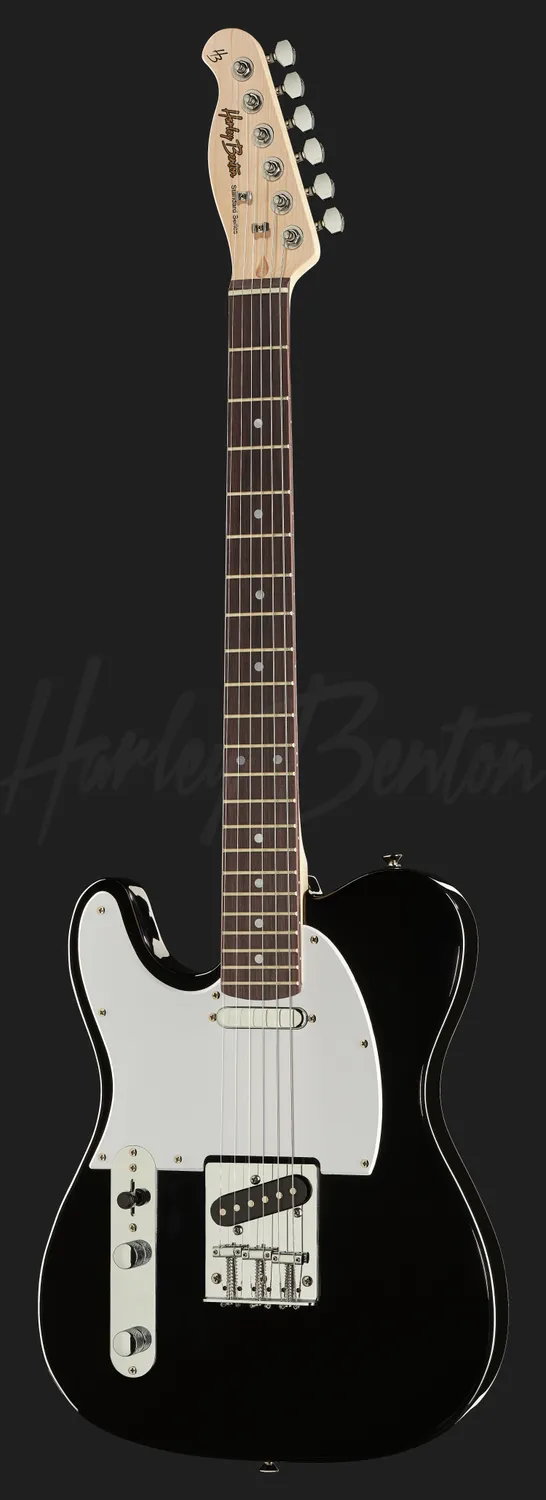 Harley Benton Student TE-20LH E-Gitarre Links Schwarz