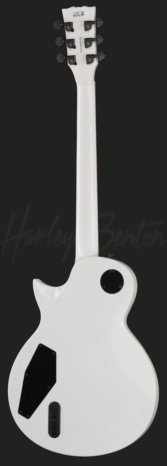 Harley Benton Vintage SC-Custom III Active E-Gitarre Weiß