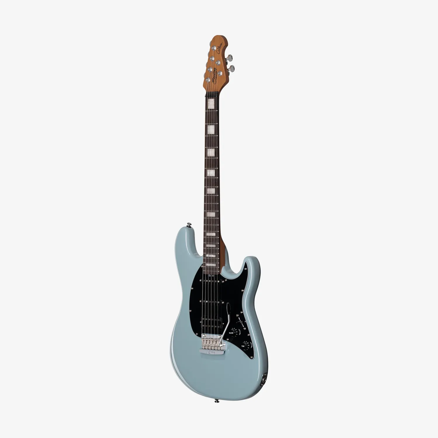 Sterling Cutlass Plus E-Gitarre Aqua Grey HSS