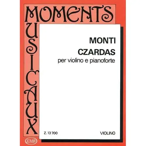 Monti Czardas Tatrai Violinnoten Violine Klavier leicht fortgeschritten