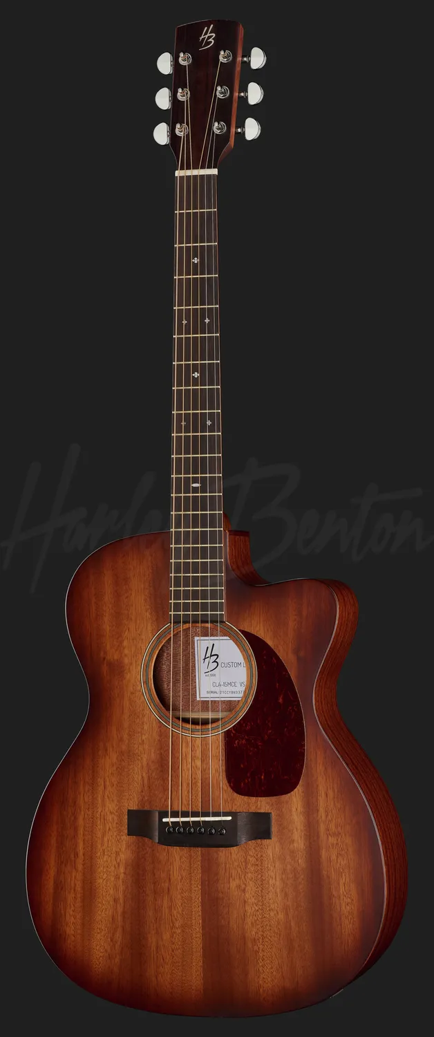 Harley Benton Custom CLA-15MCE VS Westerngitarre Sunburst