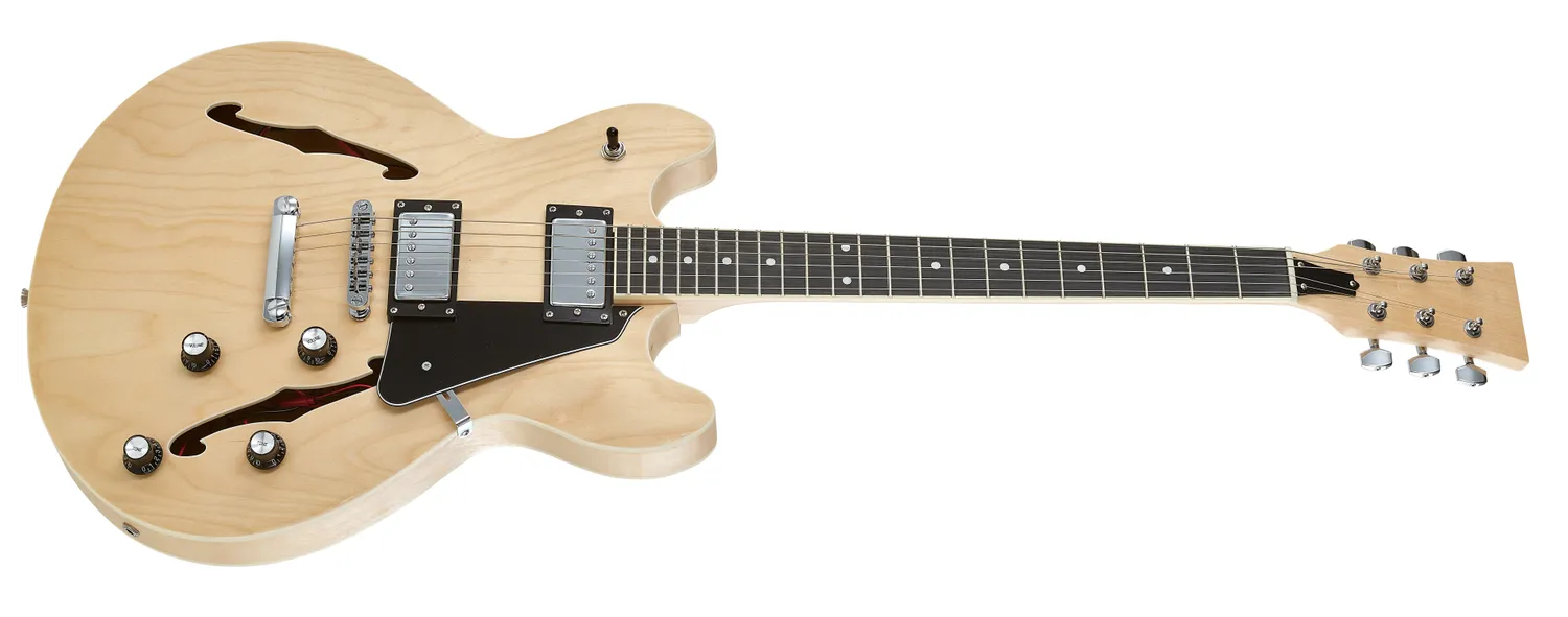 Harley Benton HB-35-Style E-Gitarren-Bausatz Semi-Hollow
