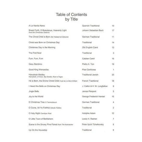 Shar Twenty Intermediate Christmas Solos Noten Violine