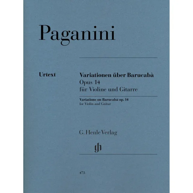 Henle Paganini 60 Variationen Barucabà Op.14 Noten Violine