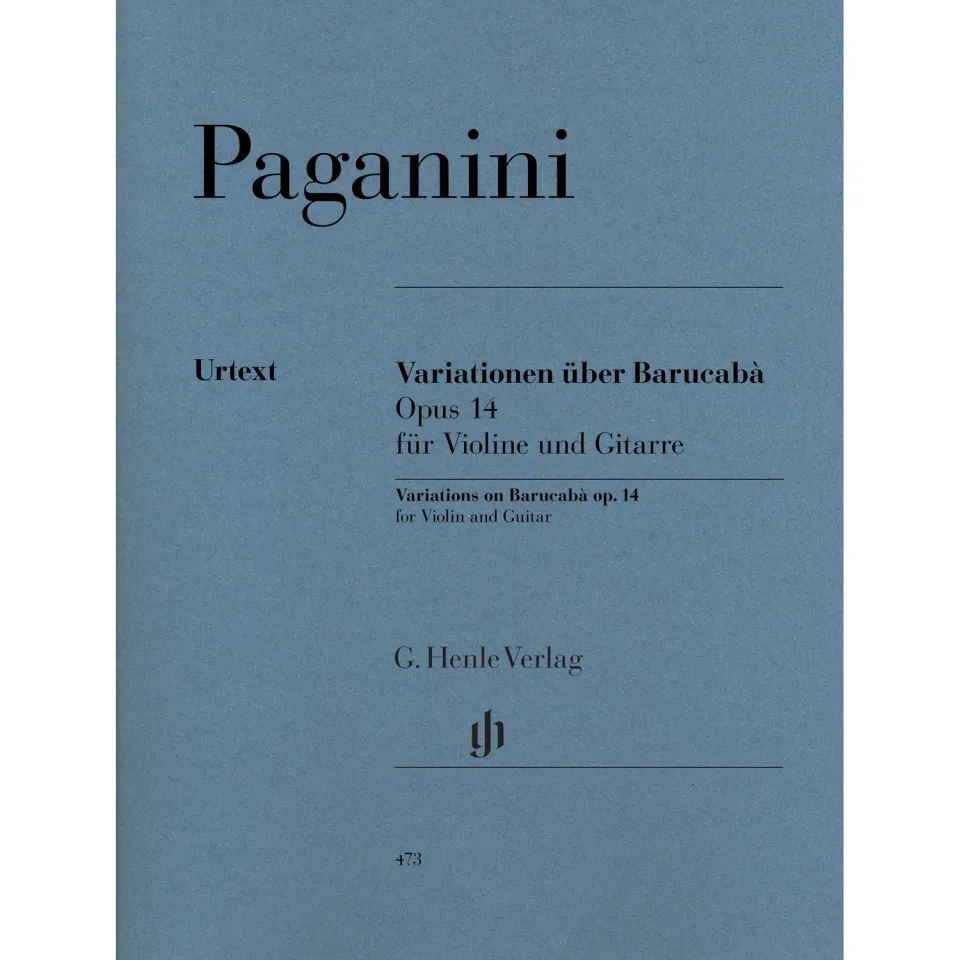 Henle Paganini 60 Variationen Barucabà Op.14 Noten Violine