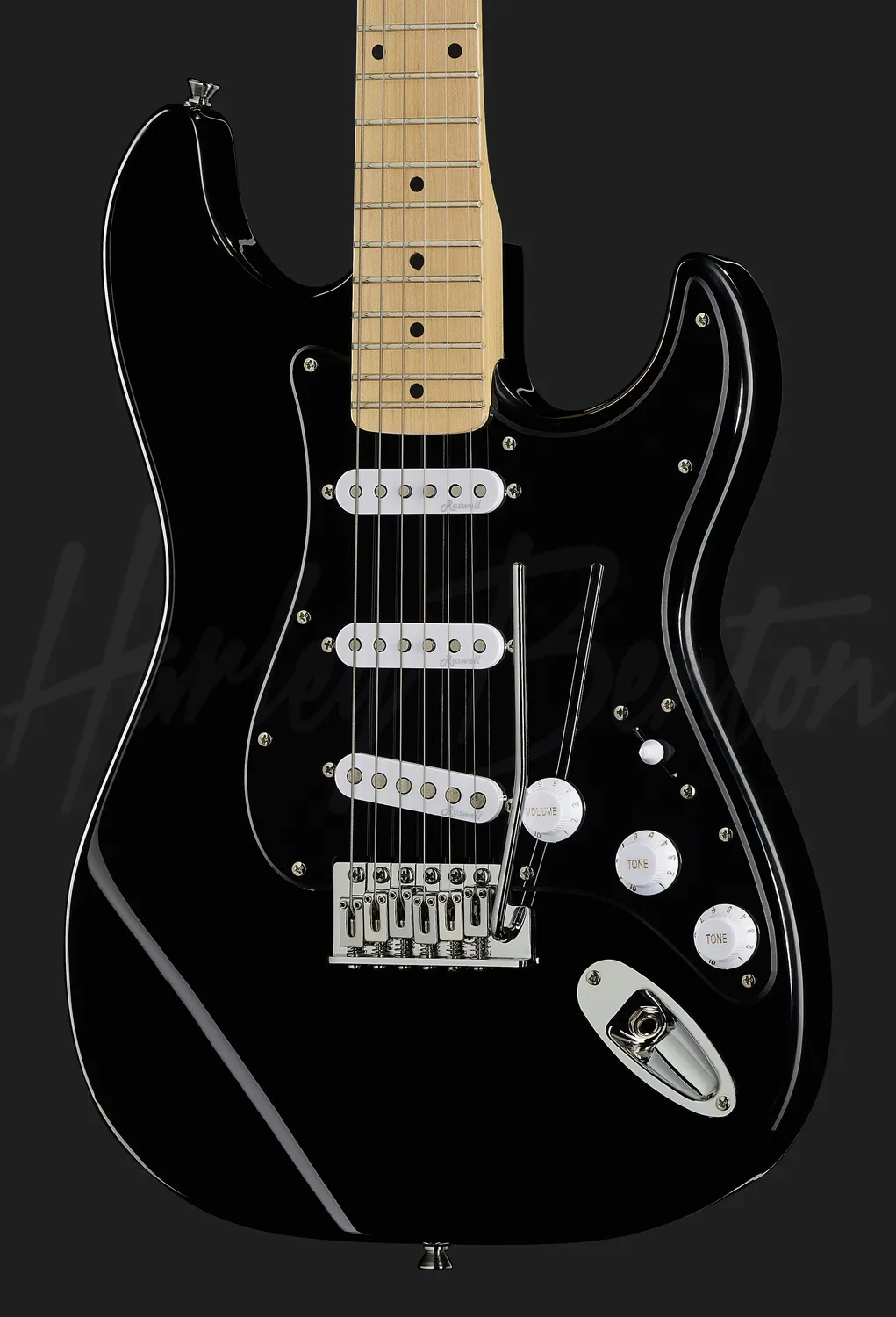 Harley Benton Classic ST-57DG Black E-Gitarre schwarz