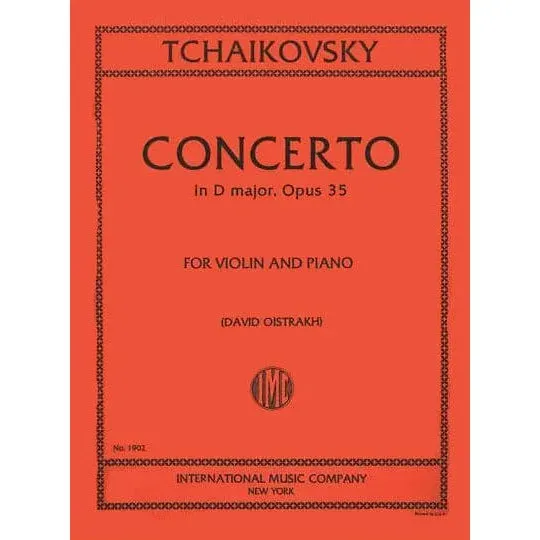 International Tschaikowsky Op 35 Violinkonzert Oistrach