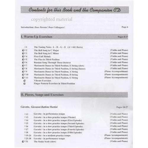 Alfred Step by Step 2B Violin Notenheft mit CD