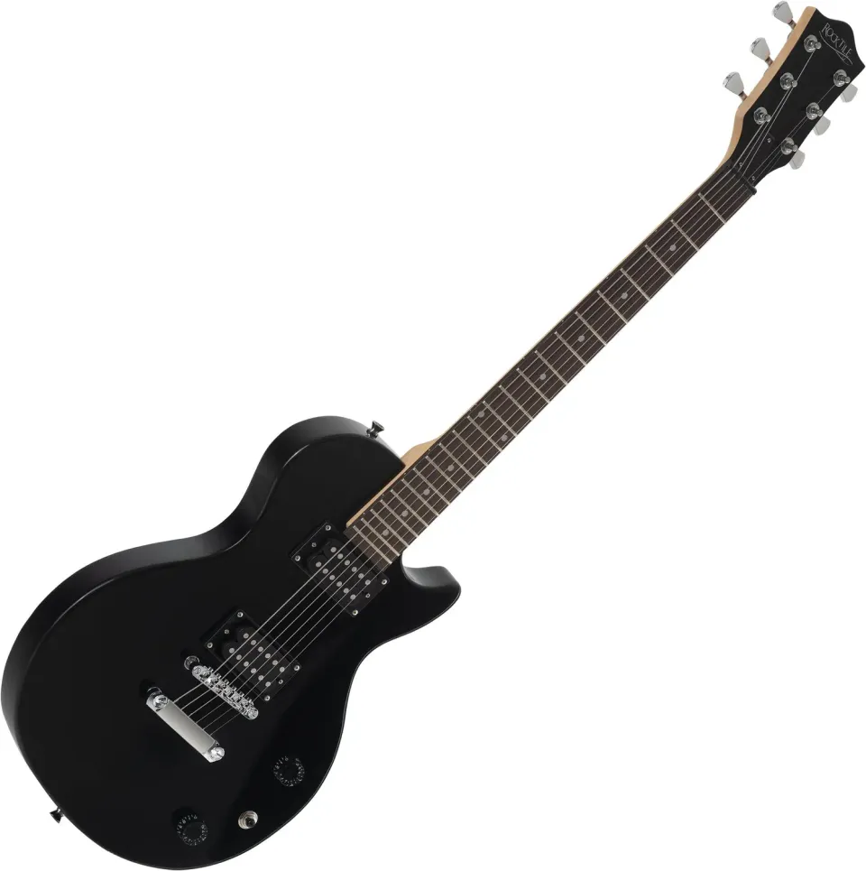 Rocktile LP-100 BL E-Gitarre Schwarz Humbucker Set