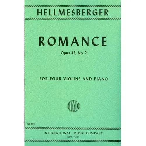 Shar Music Hellmesberger Romance Op 43 Geigennoten