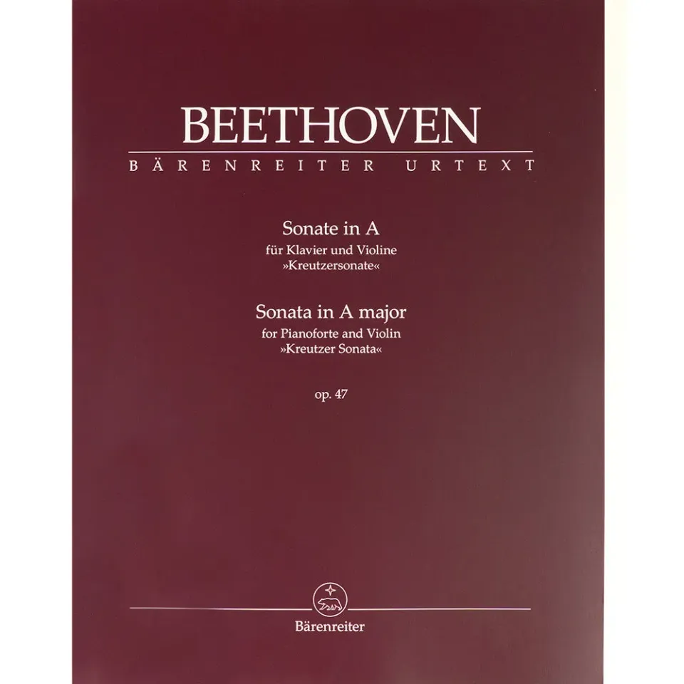 Bärenreiter Beethoven Kreutzer-Sonate op. 47 Noten Violine Klavier Urtext