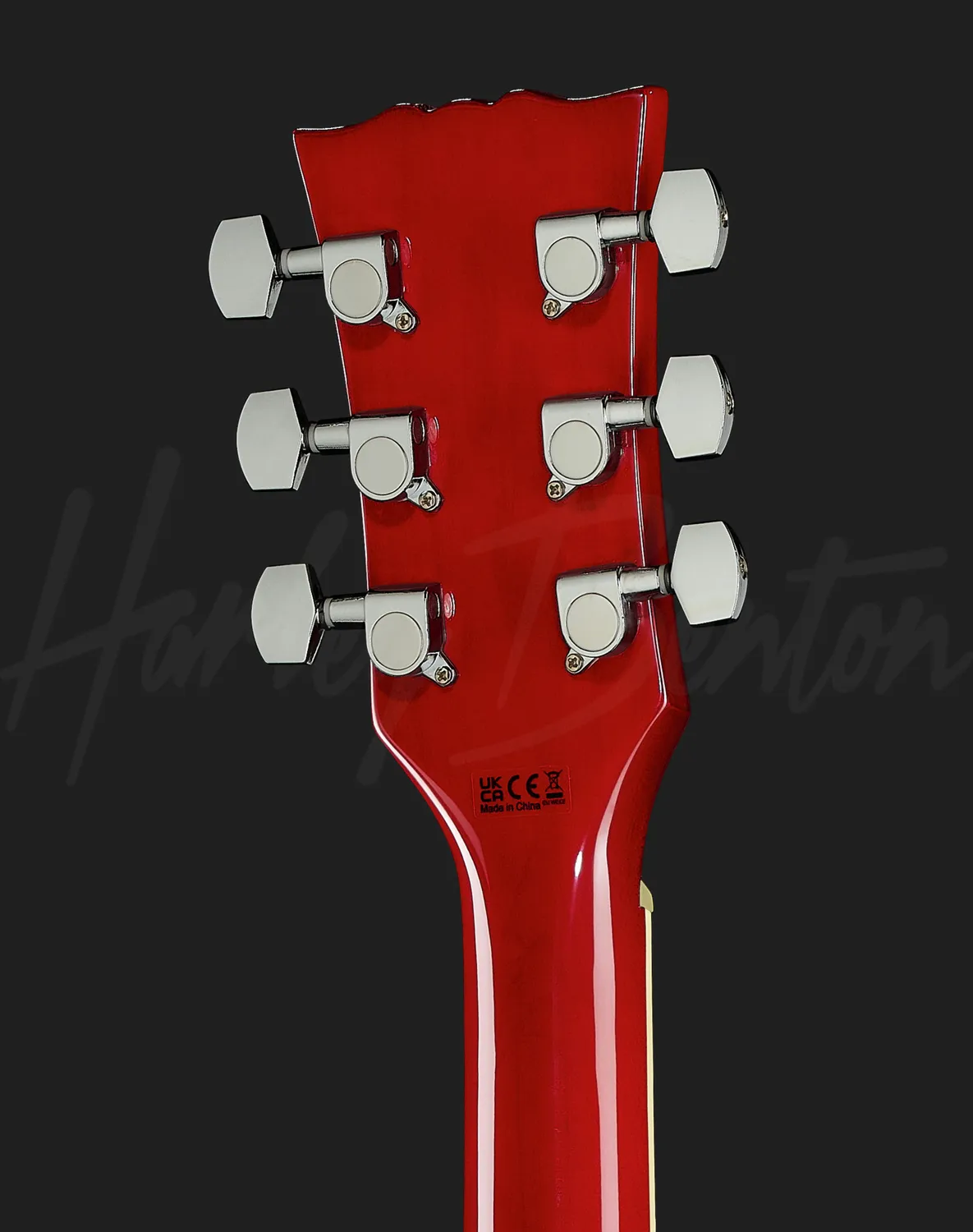 Harley Benton Vintage HB-35 Halbakustik-Gitarre Cherry Sustainblock
