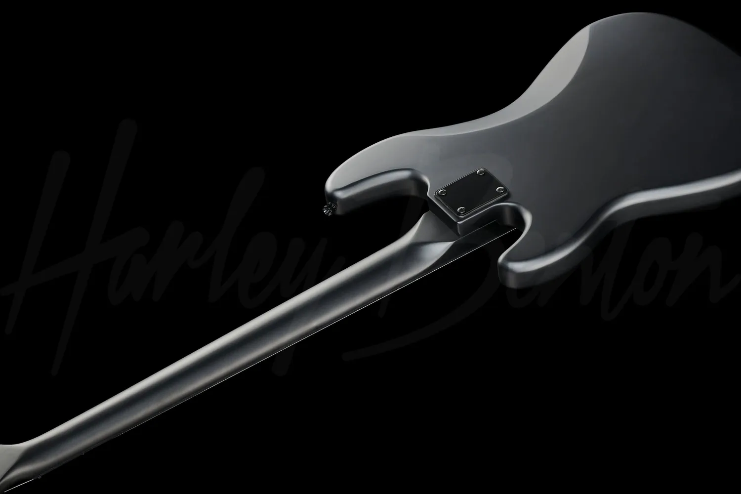 Harley Benton Deluxe PJ-4 SBK E-Bass Satin Schwarz