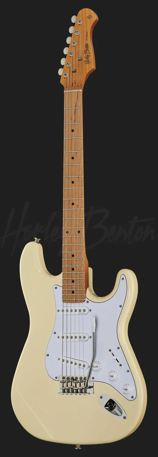 Harley Benton Classic Series ST-62MN VW E-Gitarre Vintage White