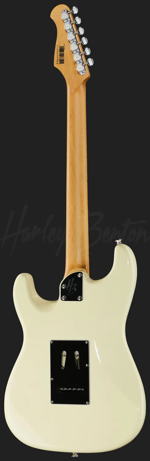 Harley Benton Rock ST-Modern E-Gitarre Olympic White HSS