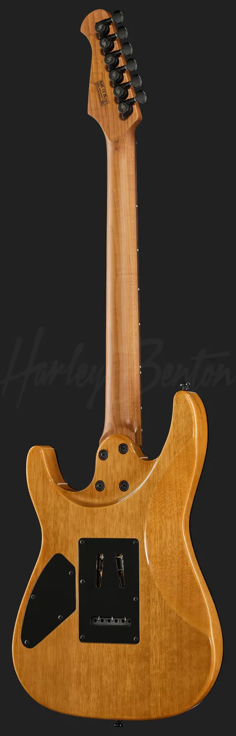 Harley Benton Fusion-IV HSS RW E-Gitarre White Metallic