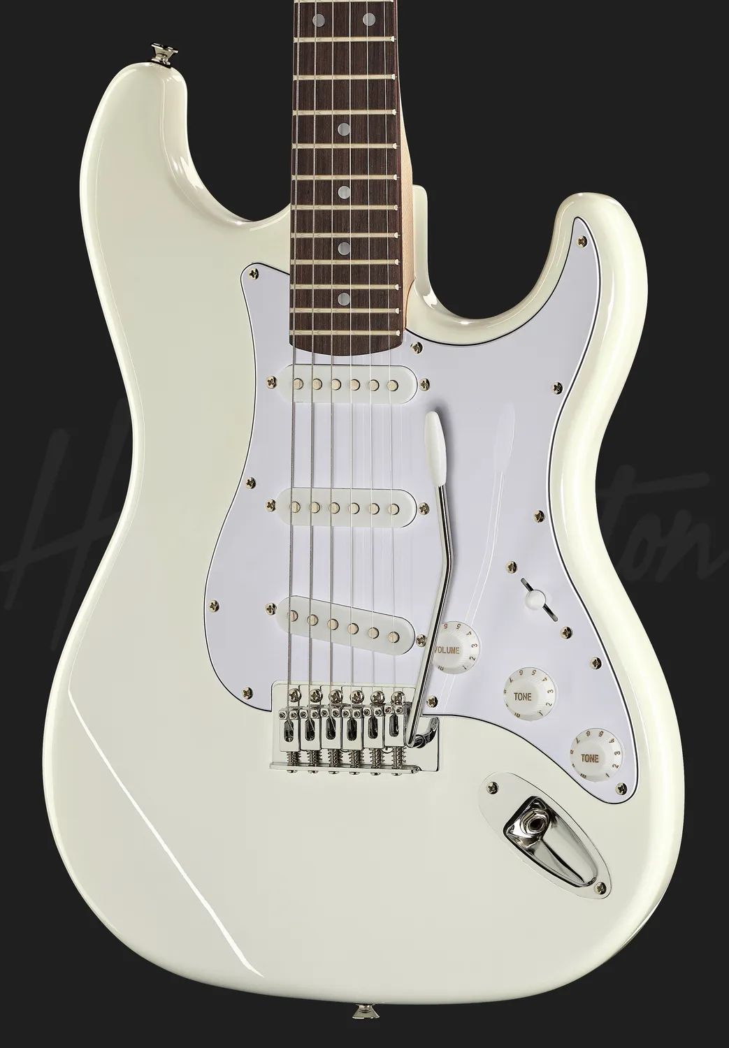 Harley Benton ST-20 WH E-Gitarre Weiß