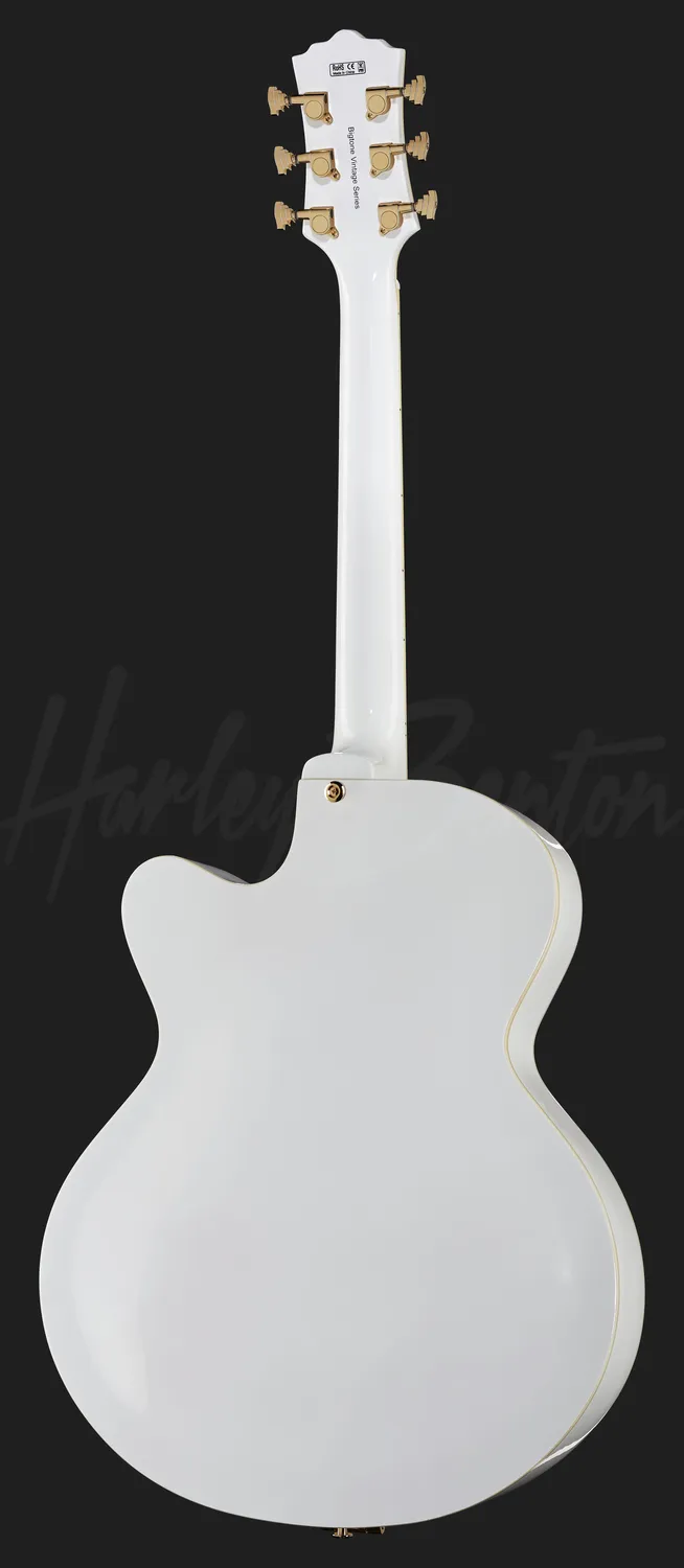 Harley Benton Vintage Big Tone Trem E-Gitarre Vintage White