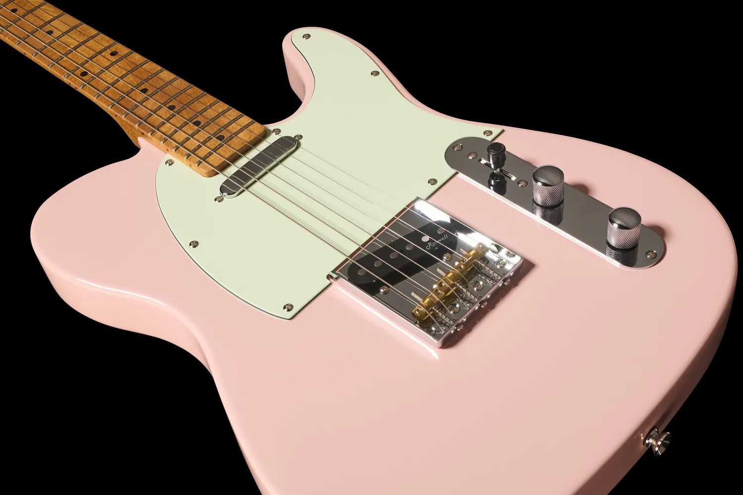 Harley Benton TE-62CC E-Gitarre Shell Pink Singlecoil