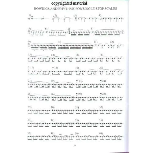 Chang Daily Scale Exercises Violin-Noten Mel Bay Tonleitern
