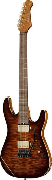 Harley Benton Progressive Fusion-IV HH E-Gitarre Bengal Burst