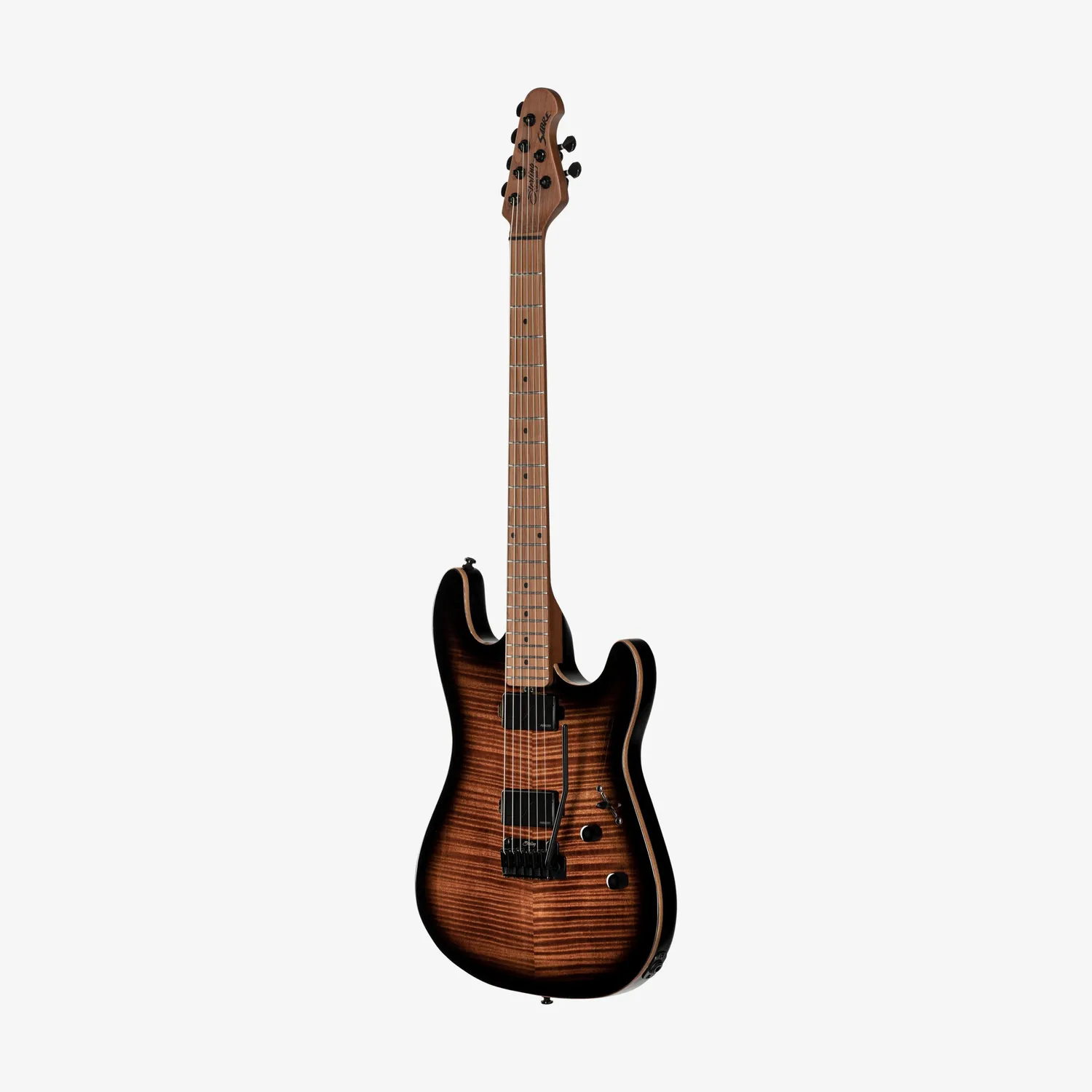 Sterling Sabre E-Gitarre Cobra Burst Fishman Fluence