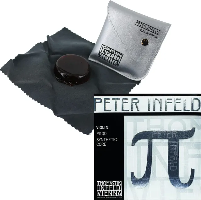 Peter Infeld PI Geigensaiten Satz 4/4 mit Kolophonium
