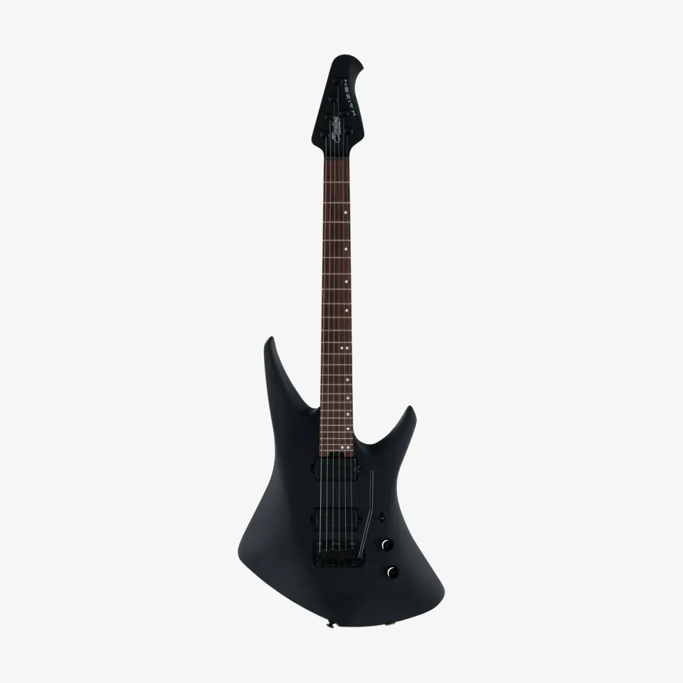 Sterling Kaizen E-Gitarre Stealth Black 24 Bünde Tremolo