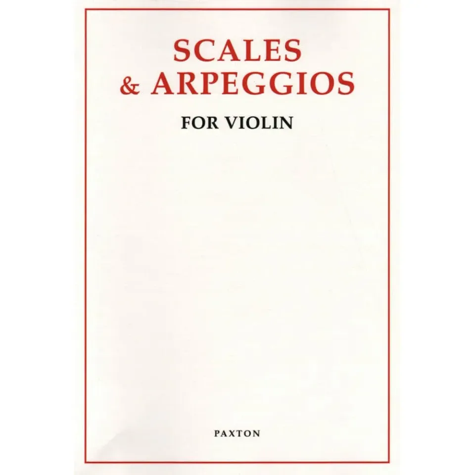 Paxton Music Scales and Arpeggios Noten für Violine Technik