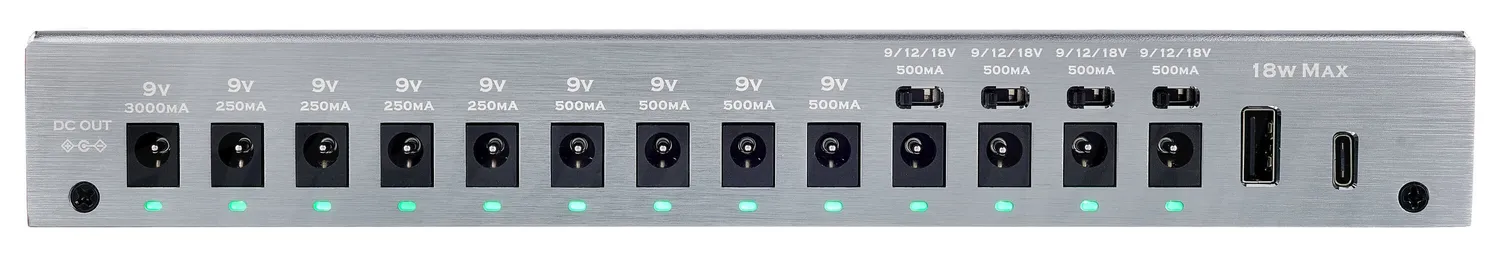 Harley Benton PowerPlant ISO-12AC Pro Netzteil 12-fach