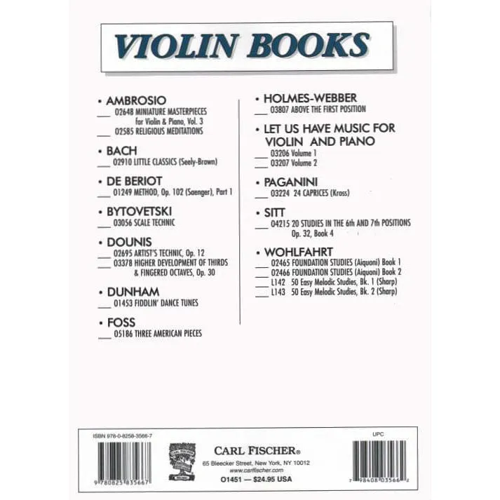Auer Graded Course Buch 8 Violine Noten Fischer Virtuos