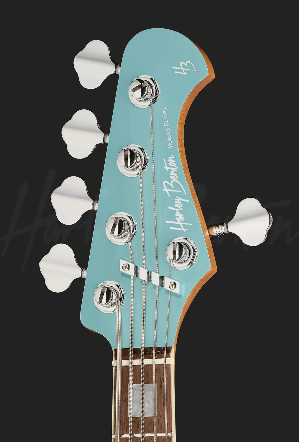 Harley Benton MV-5JB E-Bass 5-Saiter Daphne Blue