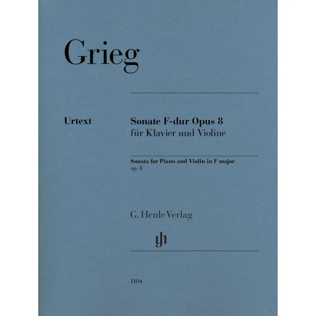 G. Henle Grieg Sonate F-Dur op. 8 Violinnoten