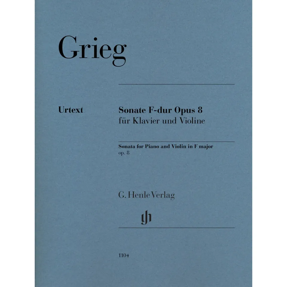 G. Henle Grieg Sonate F-Dur op. 8 Violinnoten