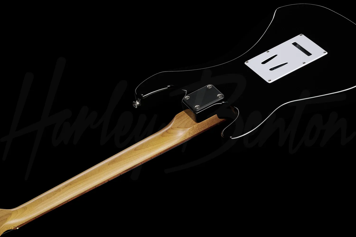 Harley Benton ST-62RW BK Hot Rod E-Gitarre schwarz