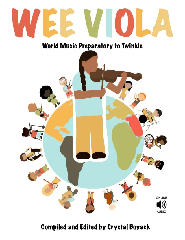 Shar Music Wee Viola World Music Preparatory to Twinkle Bratschennoten Anfänger