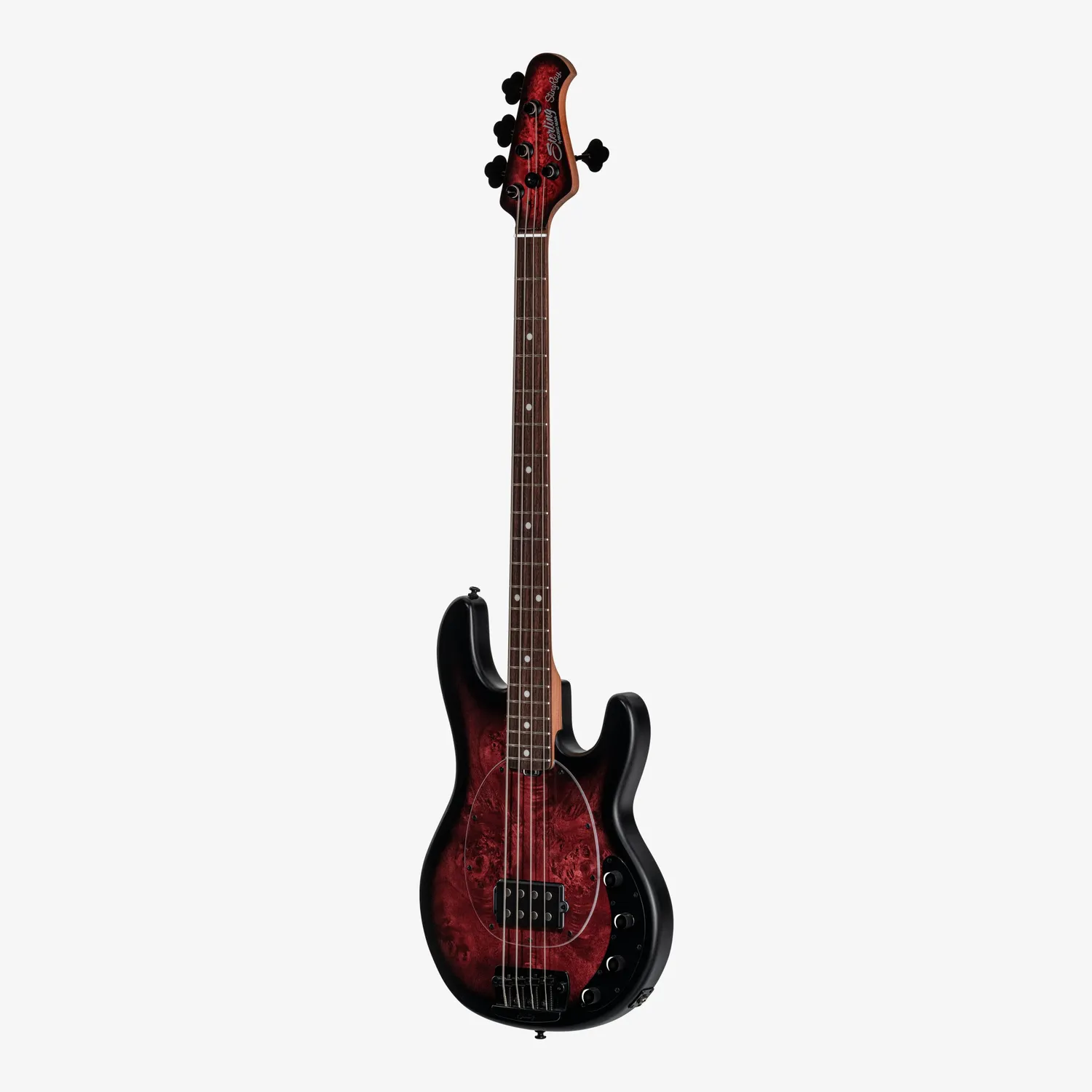 Sterling RAY34 StingRay E-Bass Scarlet Burst 4-saitig
