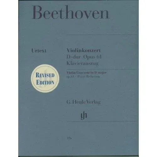 Henle Beethoven Konzert D-Dur Op 61 Geigennoten Urtext