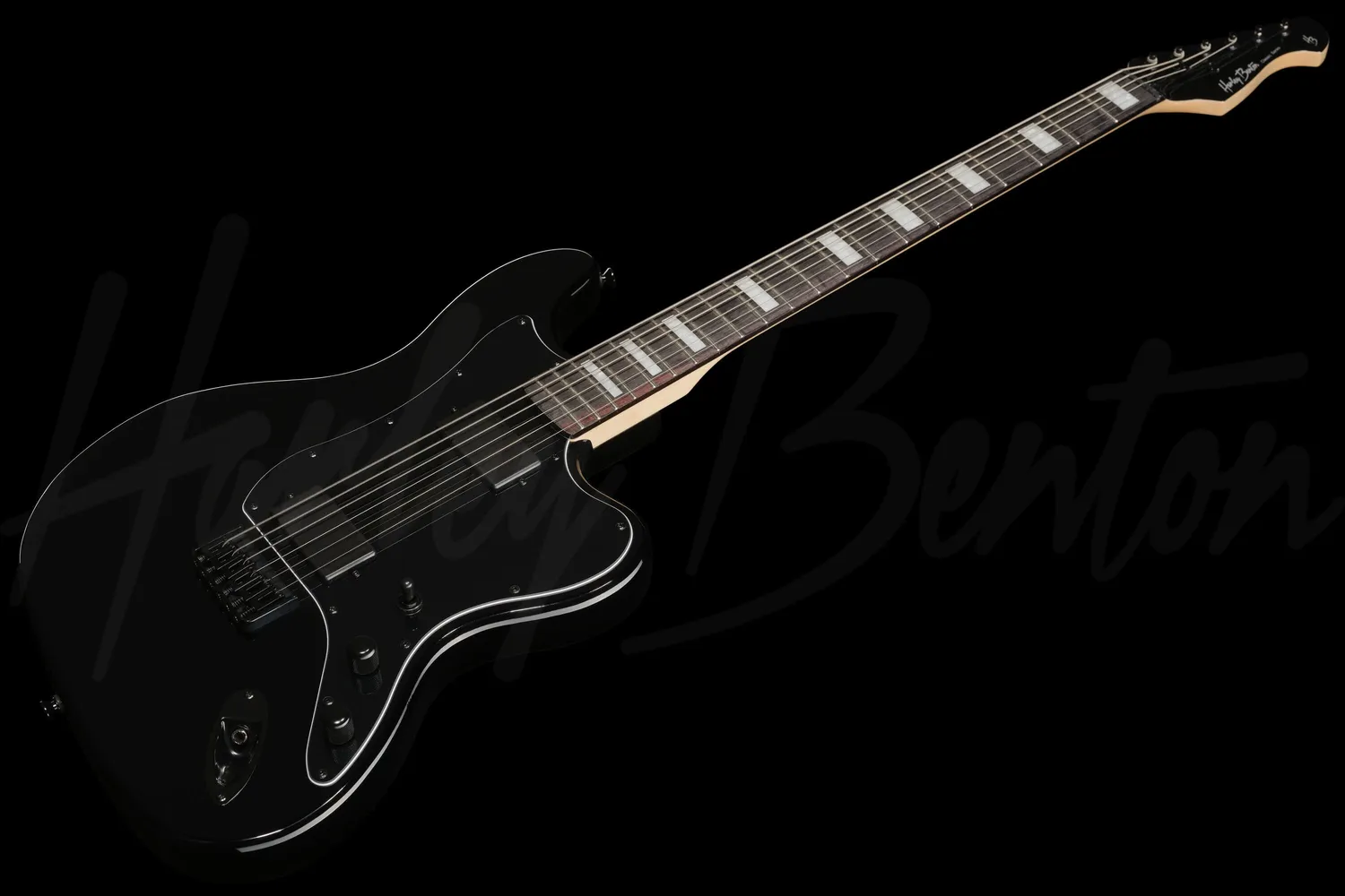 Harley Benton JA-Baritone HH BK Baritongitarre schwarz