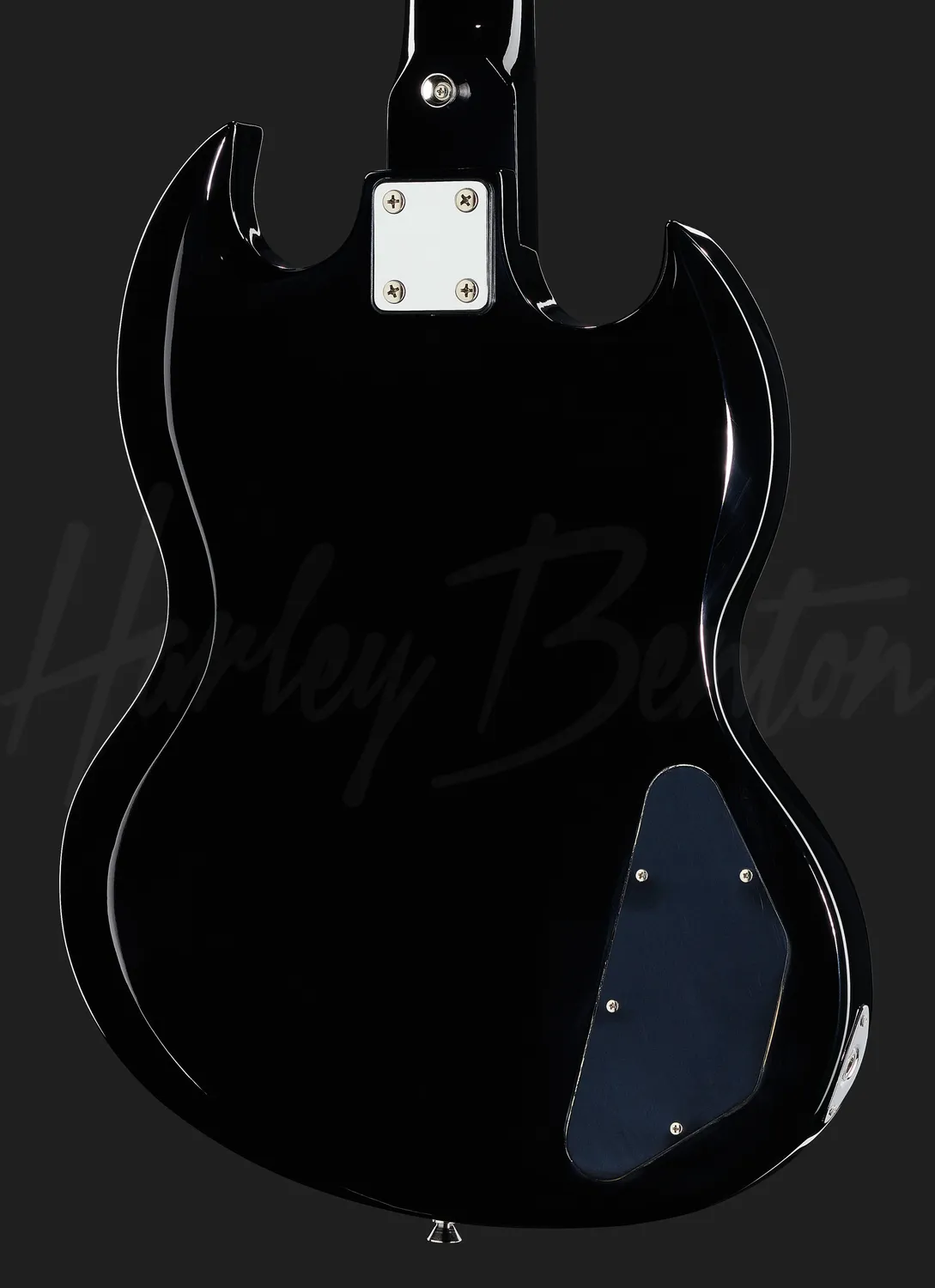 Harley Benton DC-200LH BK E-Gitarre Linkshänder Schwarz