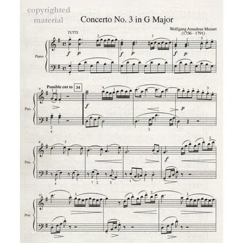Shar Music Mozart Violinkonzert Nr. 3 K 216 Klavierbegleitung