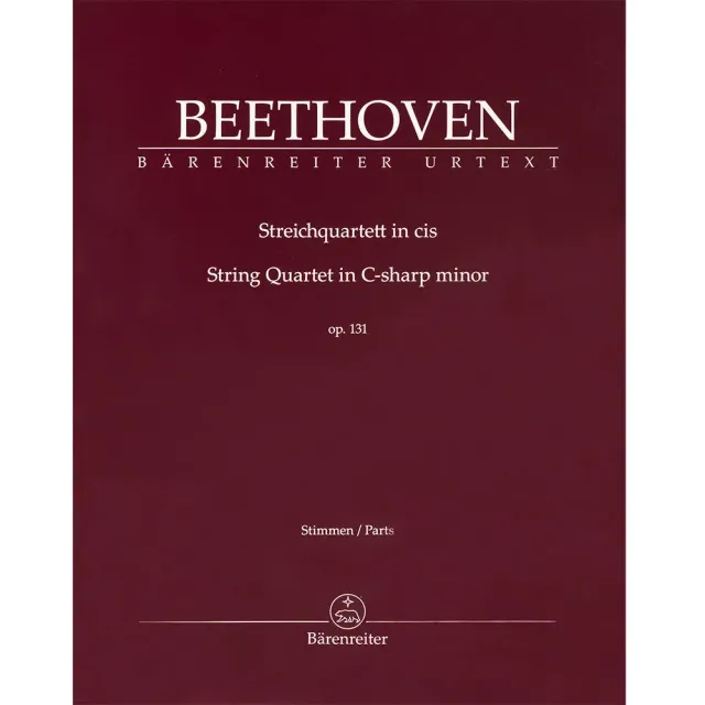 Beethoven Streichquartett op 131 cis-moll Noten Del Mar
