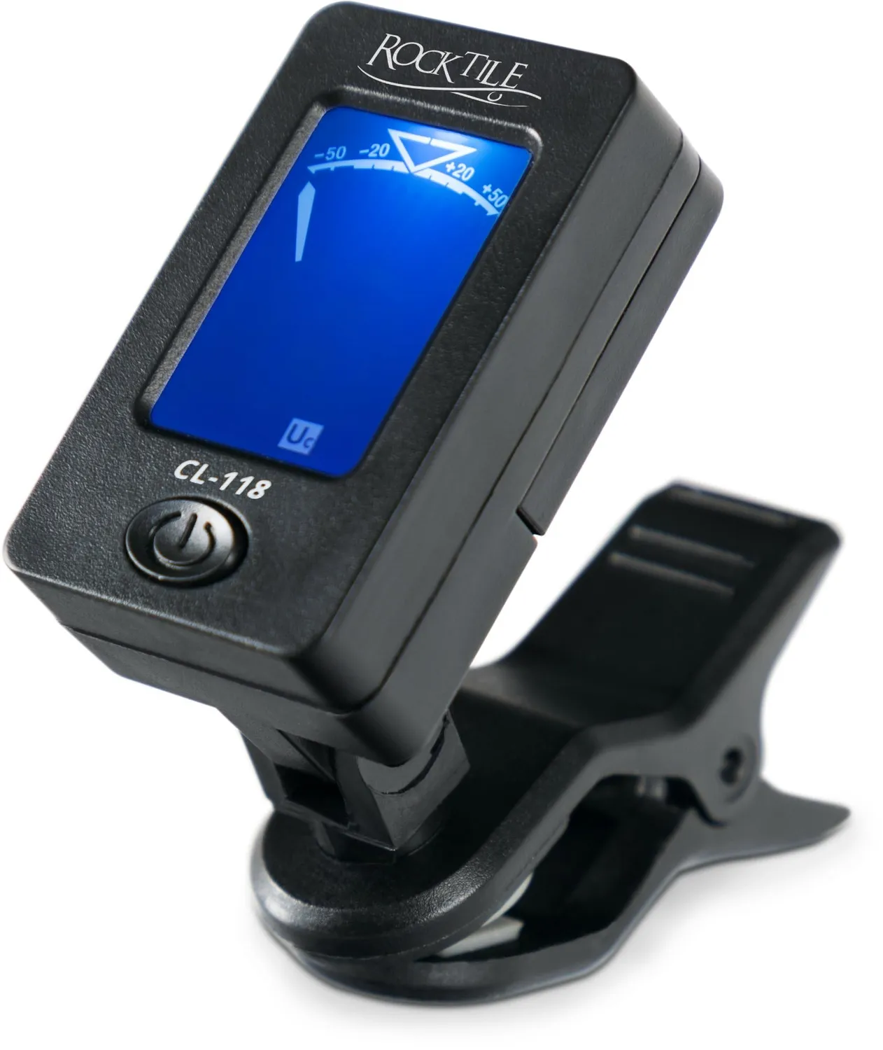 Rocktile CL-118 Clip Tuner Stimmgerät chromatisch schwarz