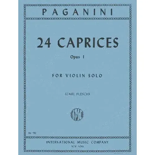 International Paganini Op 1 Violin Noten 24 Capricen
