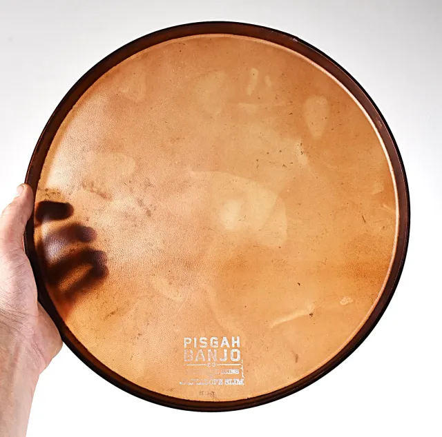 Pisgah JS#48 Banjo Fell 12 Zoll Kalbfell Amber